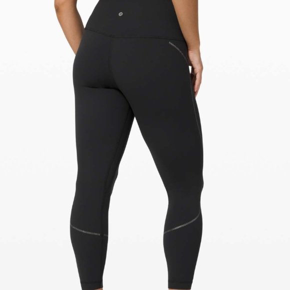 NWT Lululemon Align High Rise pants 25” in gold and black special edition - Picture 4 of 5